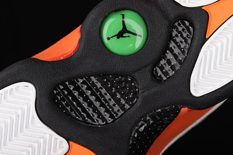 All categories Air Jordan Jordan series basketball shoes Air Jordan 13 G version Air Jordan 13 Retro AJ13 white orange 414571-108